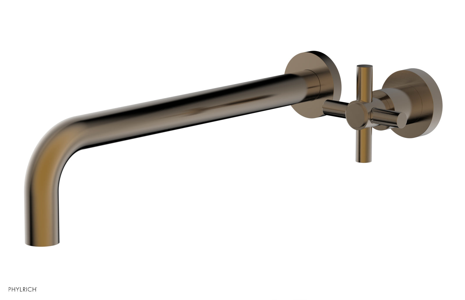 Basic 12" Single Handle Wall Lavatory Set - Cross Handle D131-17