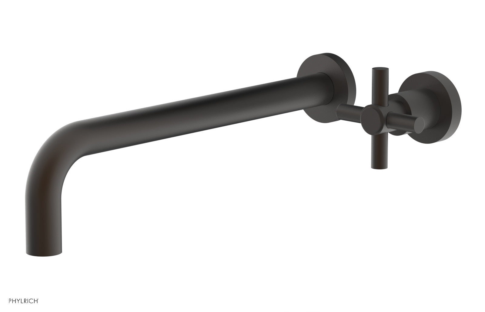 Basic 12" Single Handle Wall Lavatory Set - Cross Handle D131-17