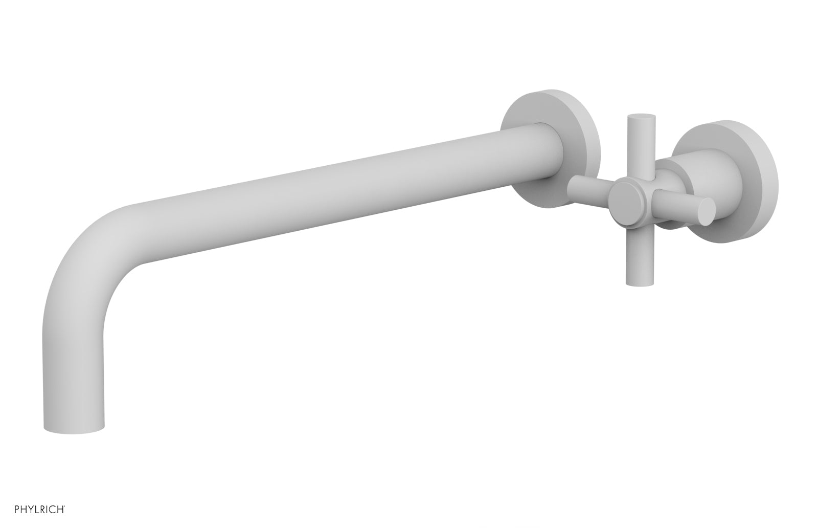 Basic 12" Single Handle Wall Lavatory Set - Cross Handle D131-17