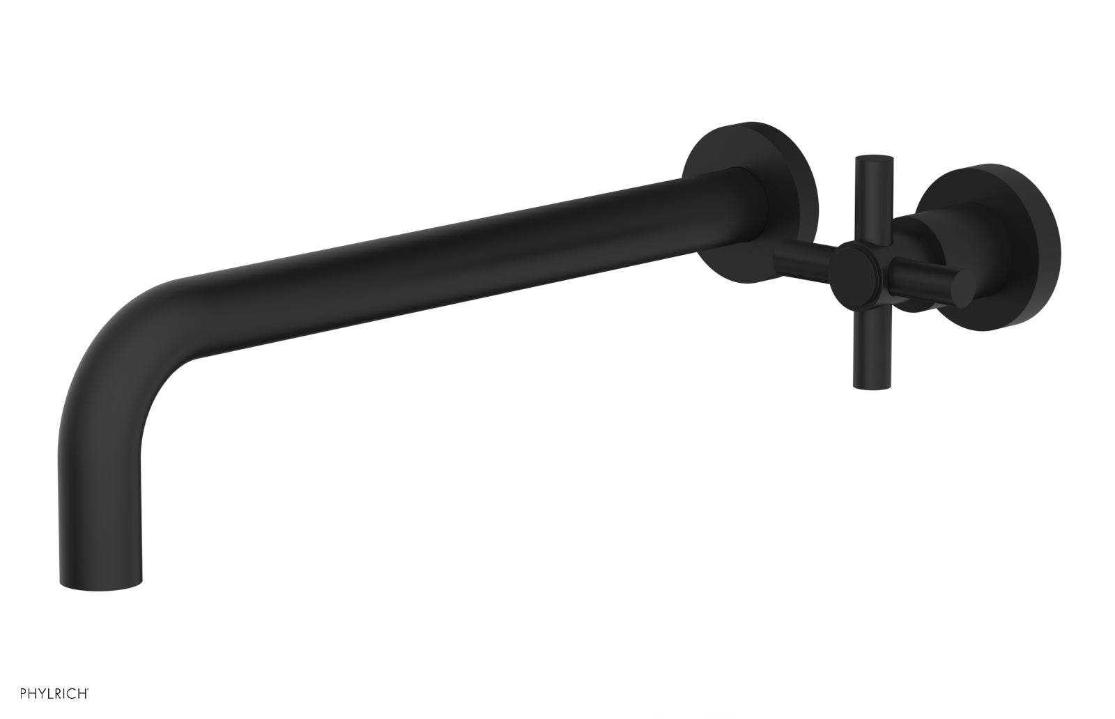 Basic 12" Single Handle Wall Lavatory Set - Cross Handle D131-17