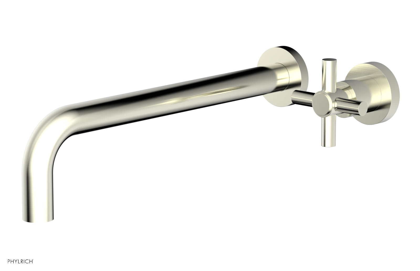 Basic 12" Single Handle Wall Lavatory Set - Cross Handle D131-17