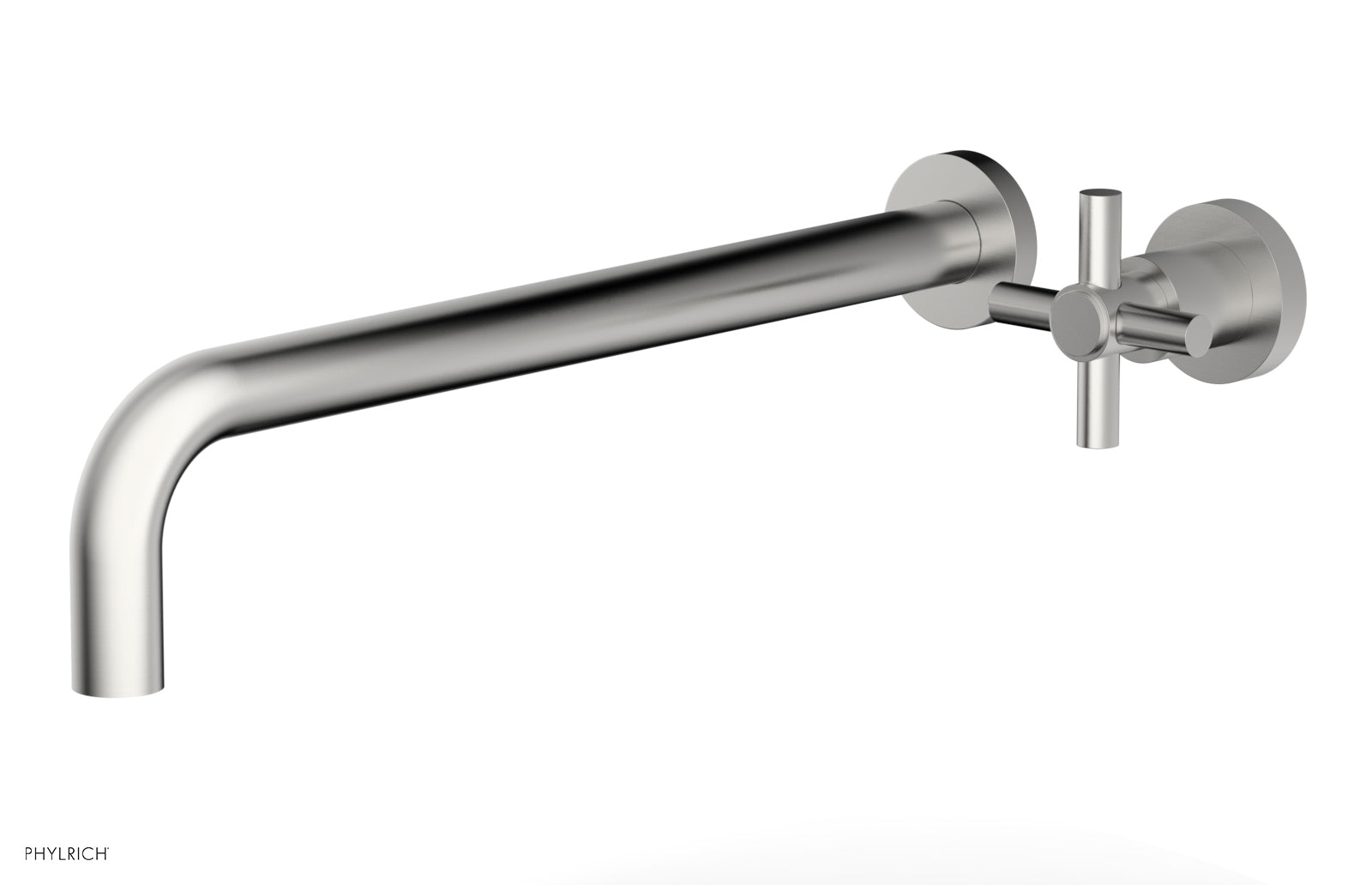 Basic 14" Single Handle Wall Lavatory Set - Cross Handle D131-18