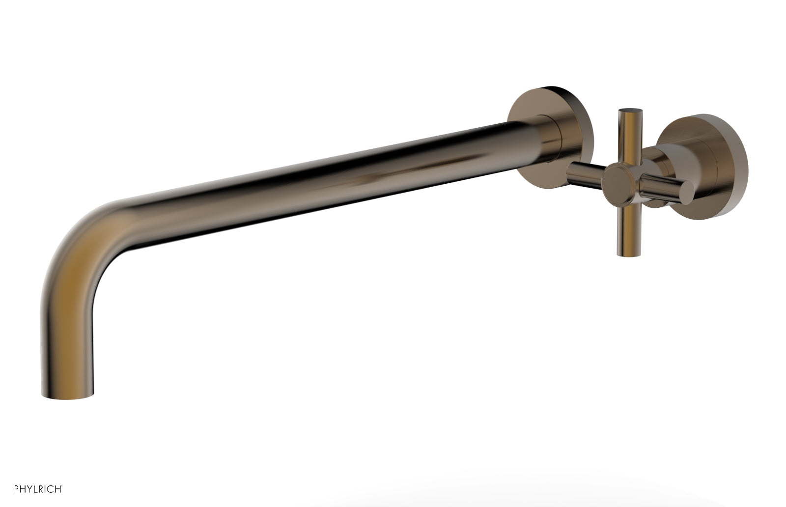 Basic 14" Single Handle Wall Lavatory Set - Cross Handle D131-18