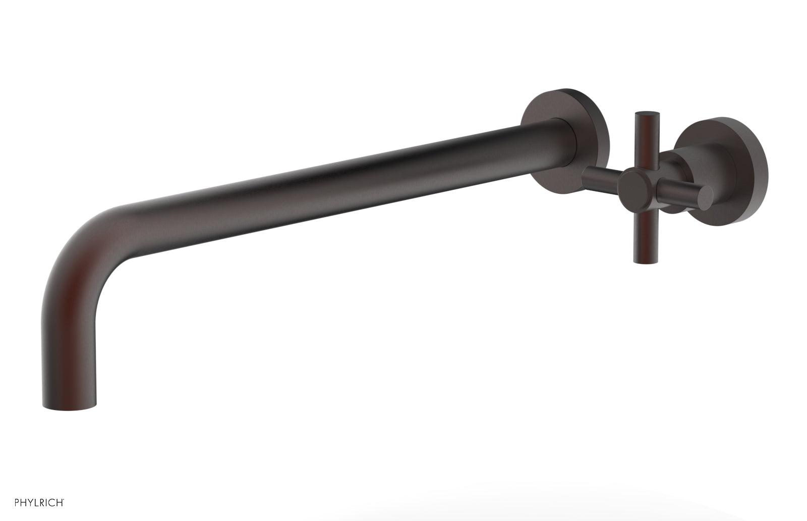 Basic 14" Single Handle Wall Lavatory Set - Cross Handle D131-18