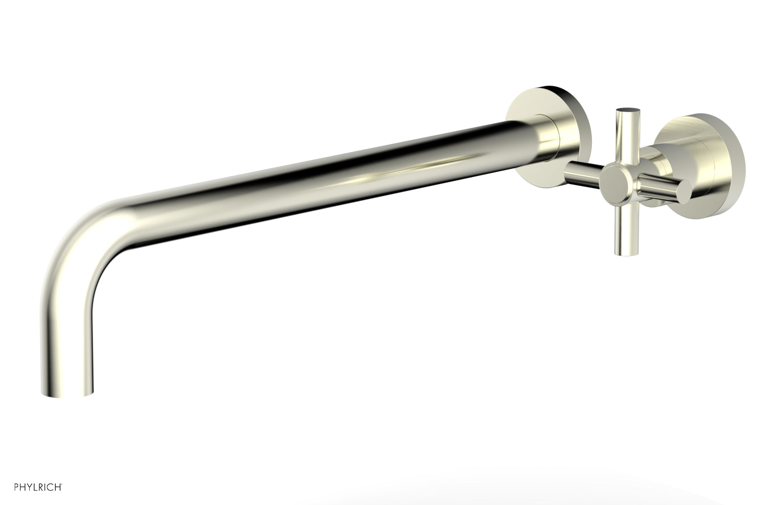 Basic 14" Single Handle Wall Lavatory Set - Cross Handle D131-18