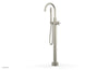 BASIC Tall Floor Mount Tub Filler - Cross Handle with Hand Shower D131-44-01