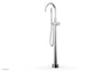 BASIC Tall Floor Mount Tub Filler - Cross Handle with Hand Shower D131-44-01