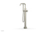 BASIC Low Floor Mount Tub Filler - Cross Handle with Hand Shower D131-45-03