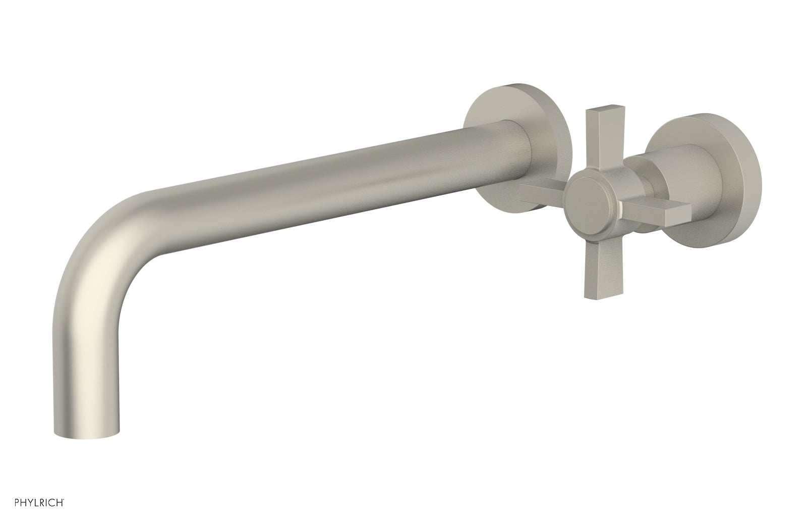 Basic 10" Single Handle Wall Lavatory Set - Cross Handle D132-16