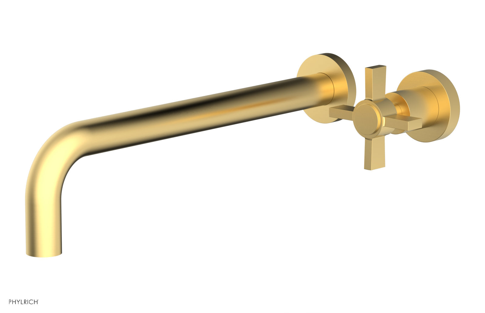 Basic 12" Single Handle Wall Lavatory Set - Cross Handle D132-17