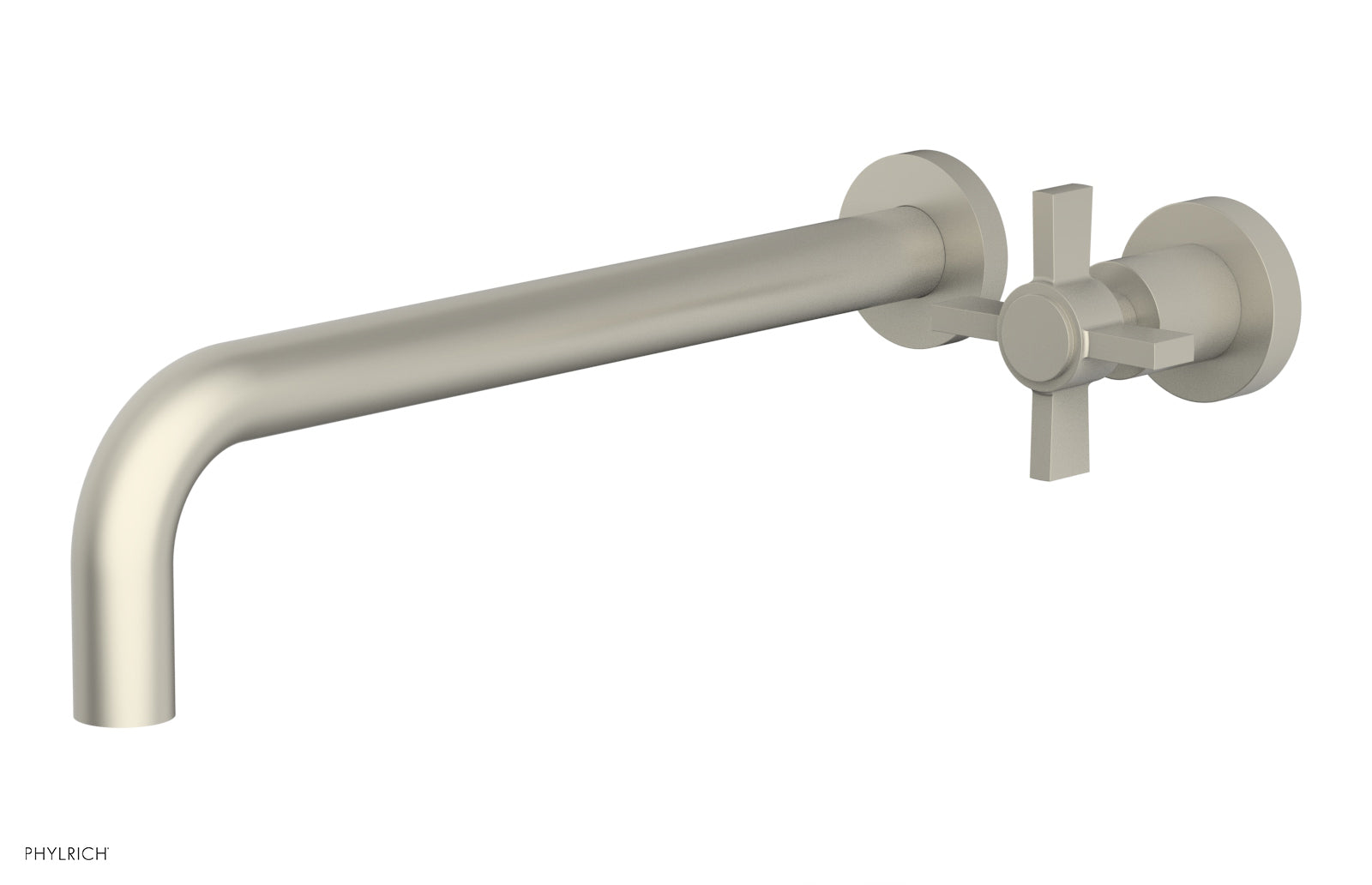 Basic 12" Single Handle Wall Lavatory Set - Cross Handle D132-17