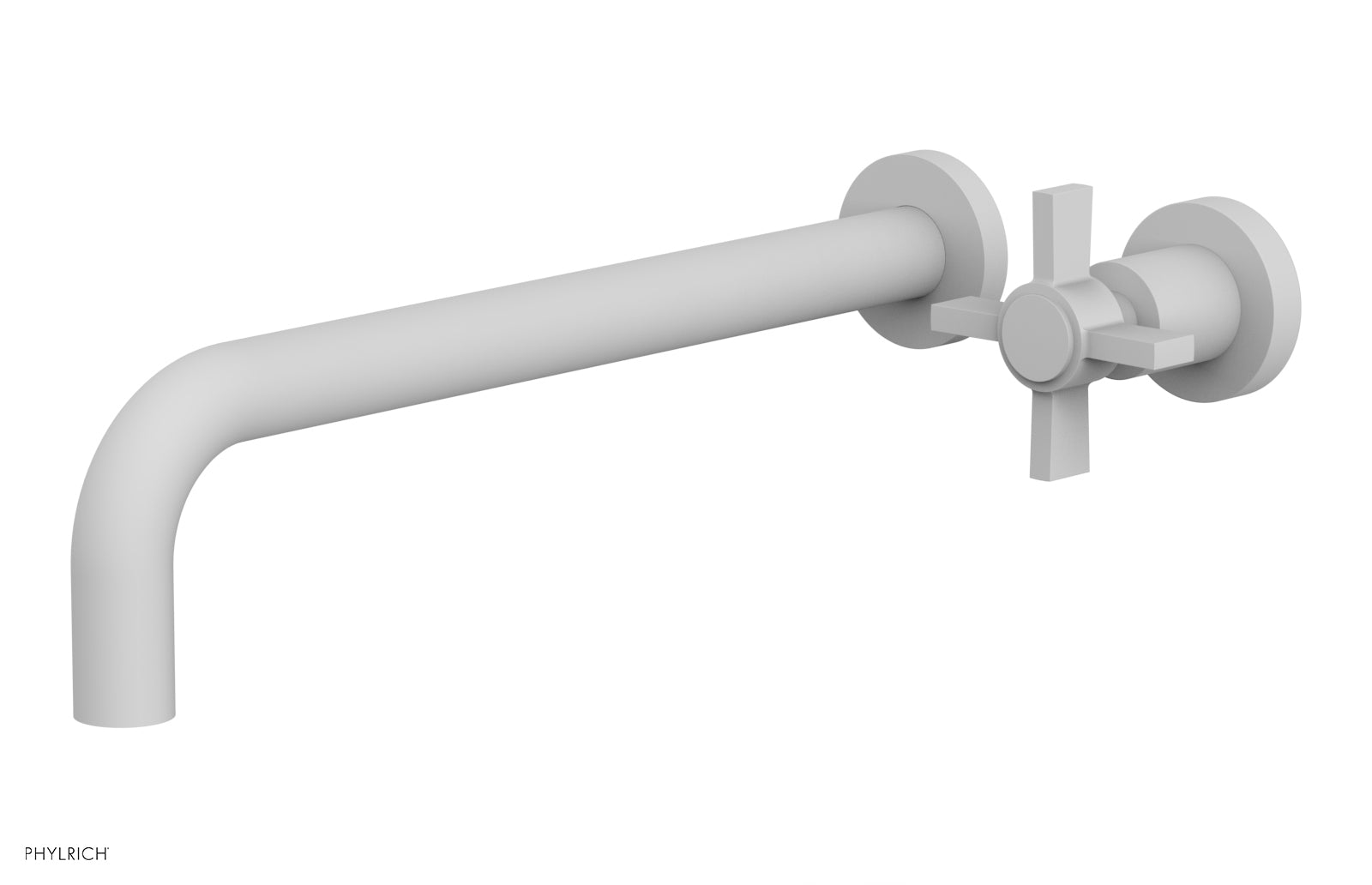 Basic 12" Single Handle Wall Lavatory Set - Cross Handle D132-17