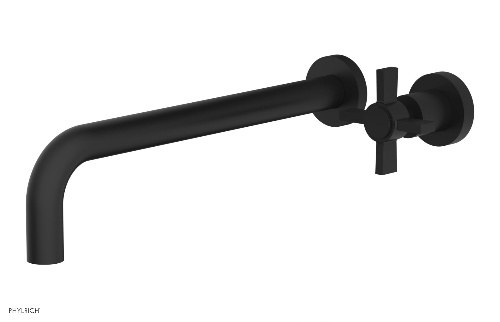 Basic 12" Single Handle Wall Lavatory Set - Cross Handle D132-17