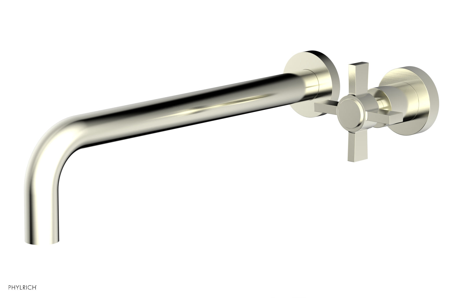 Basic 12" Single Handle Wall Lavatory Set - Cross Handle D132-17