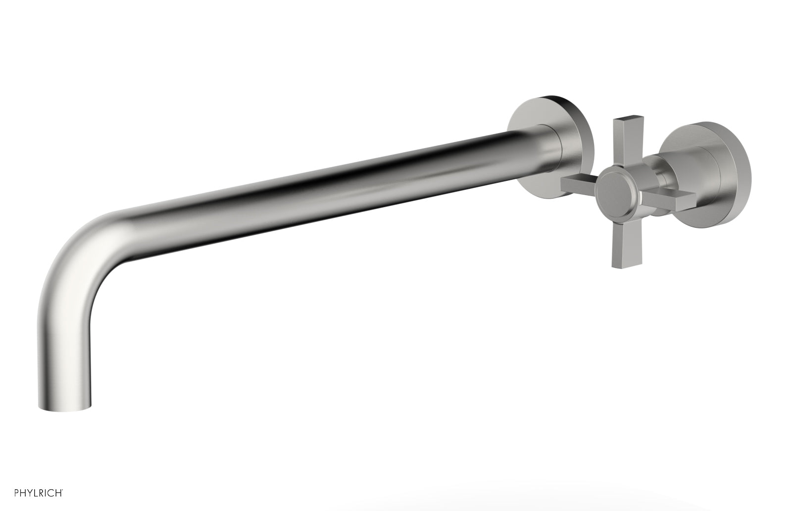 Basic 14" Single Handle Wall Lavatory Set - Cross Handle D132-18