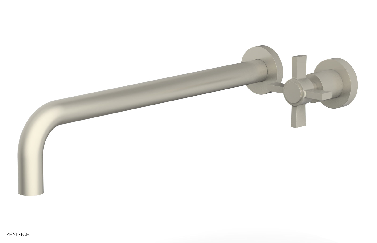 Basic 14" Single Handle Wall Lavatory Set - Cross Handle D132-18