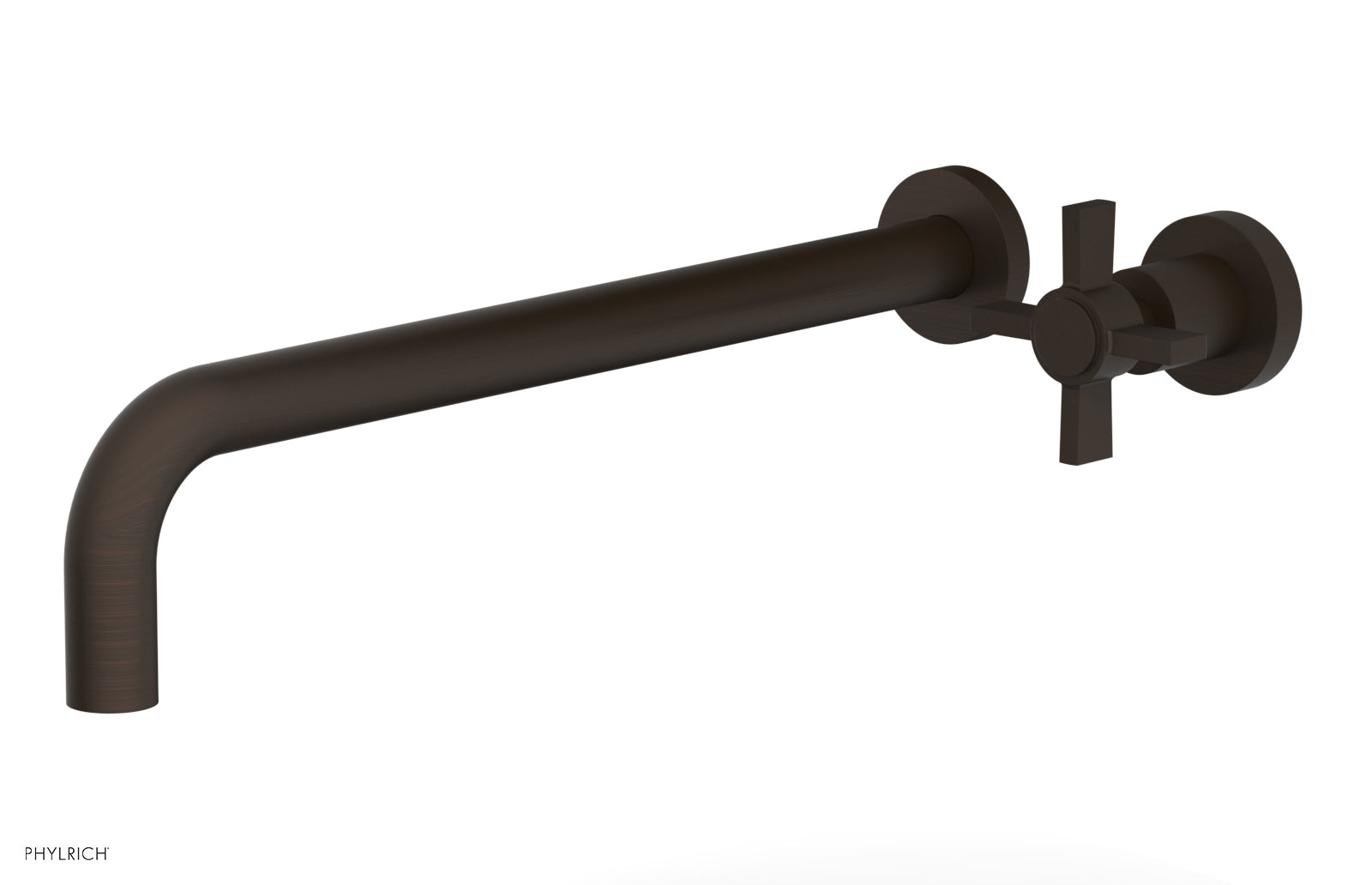 Basic 14" Single Handle Wall Lavatory Set - Cross Handle D132-18