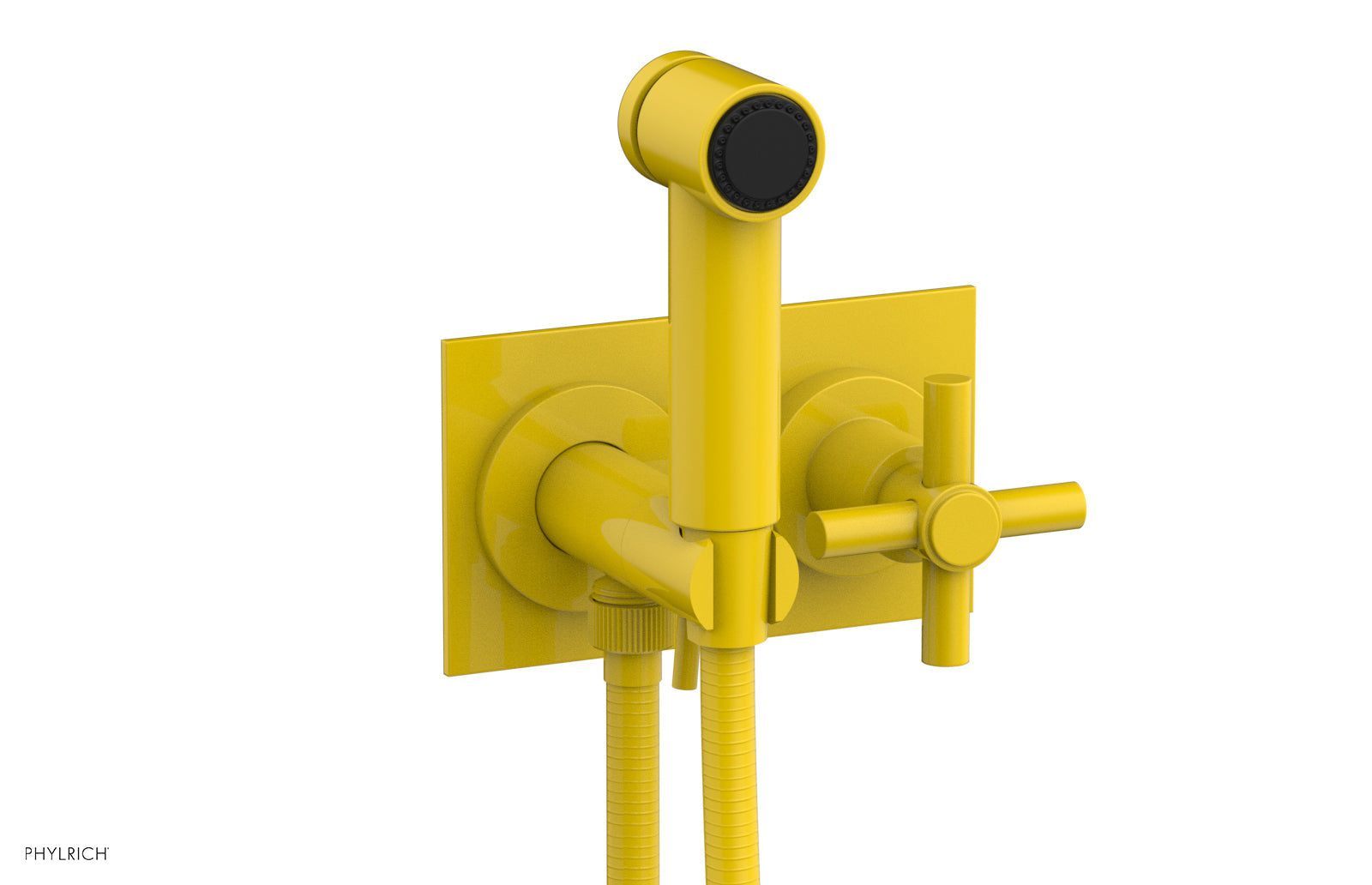 BASIC Wall Mounted Bidet, Tubular Cross Handle 134-65