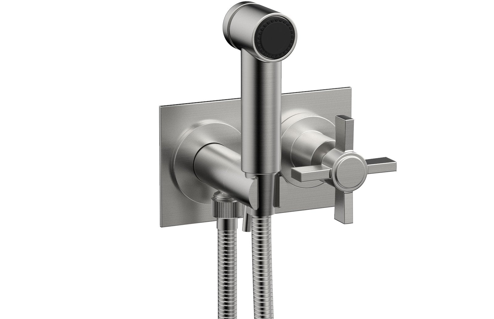 BASIC Wall Mounted Bidet, Blade Cross Handle 137-65