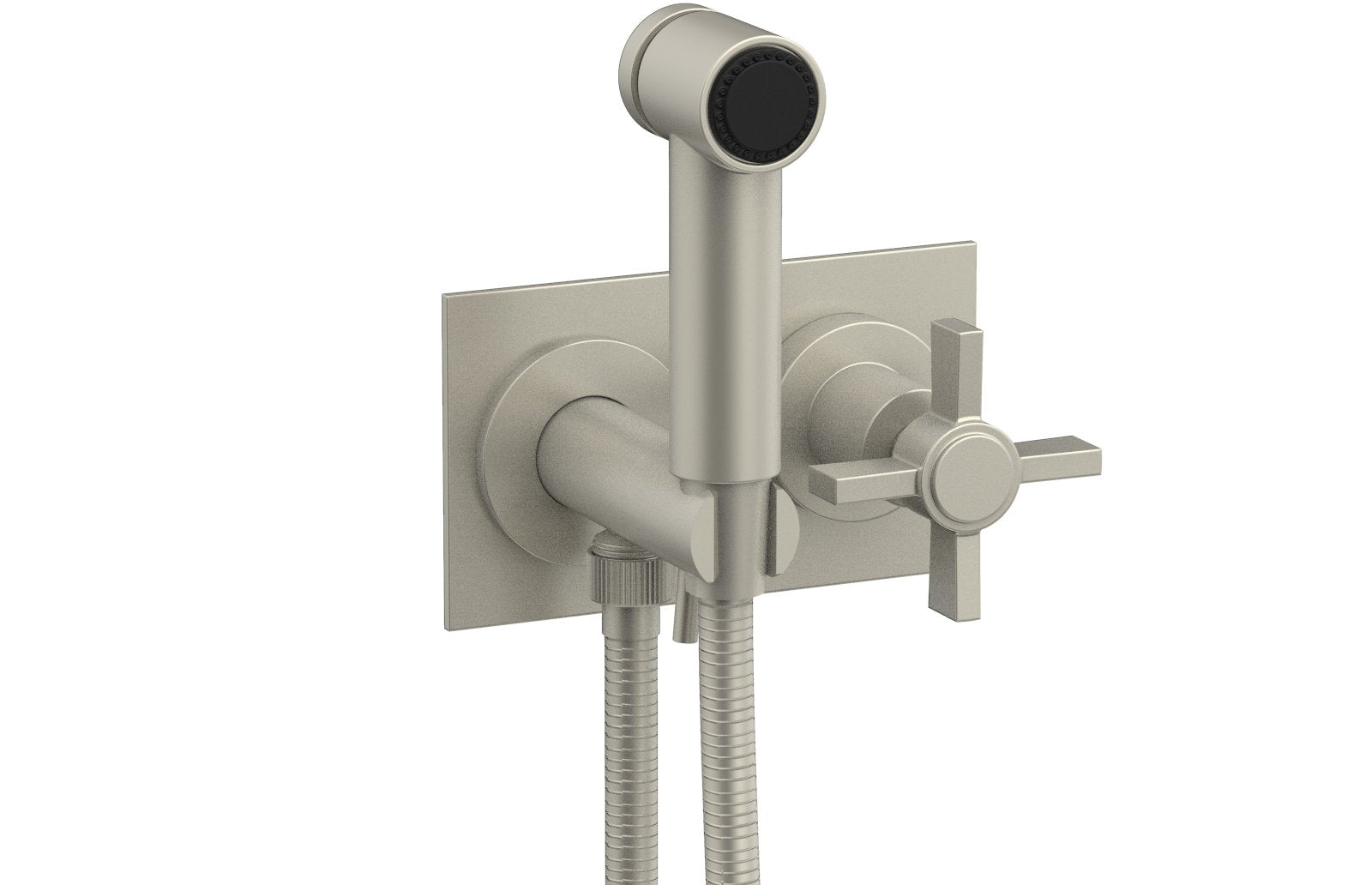BASIC Wall Mounted Bidet, Blade Cross Handle 137-65