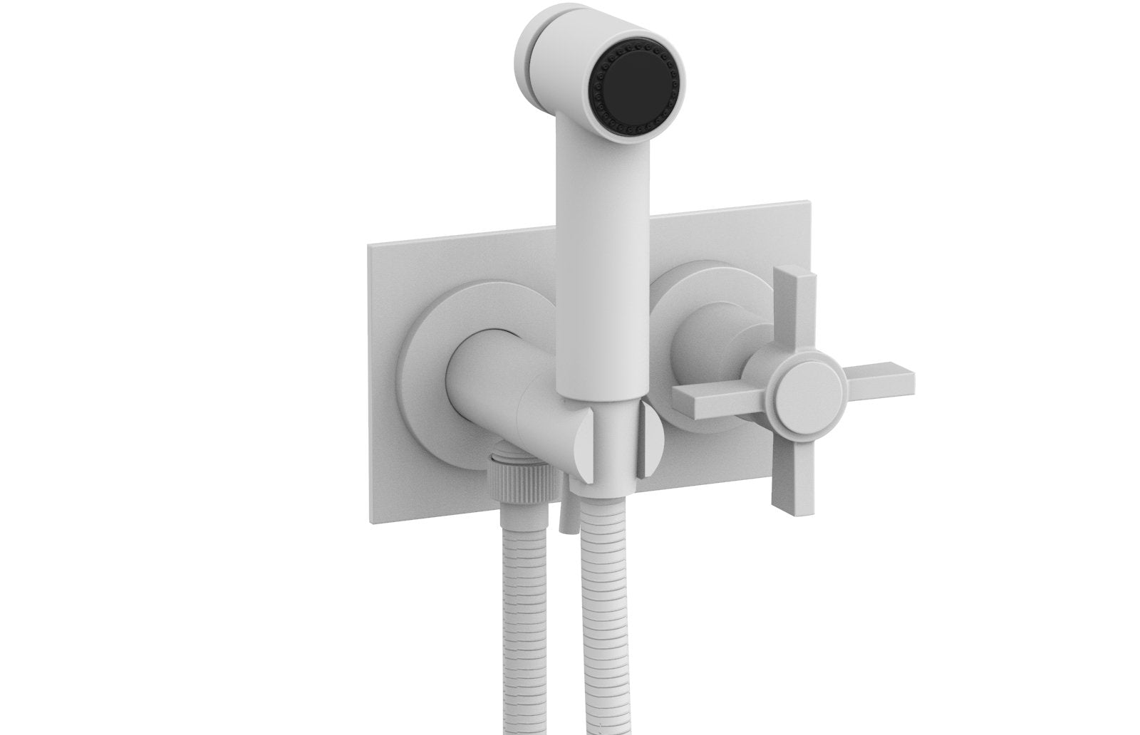 BASIC Wall Mounted Bidet, Blade Cross Handle 137-65