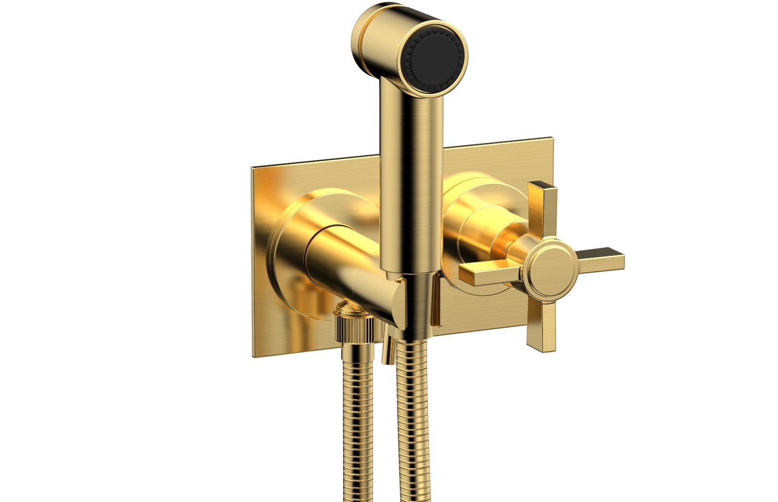 BASIC Wall Mounted Bidet, Blade Cross Handle 137-65