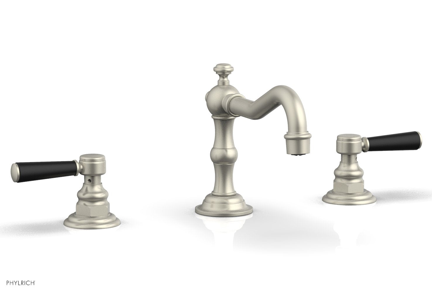 HENRI Widespread Faucet - Satin Black Lever Handles 161-02