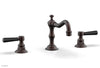 HENRI Widespread Faucet - Satin Black Lever Handles 161-02