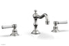 HENRI Widespread Faucet - Satin White Lever Handles 161-02
