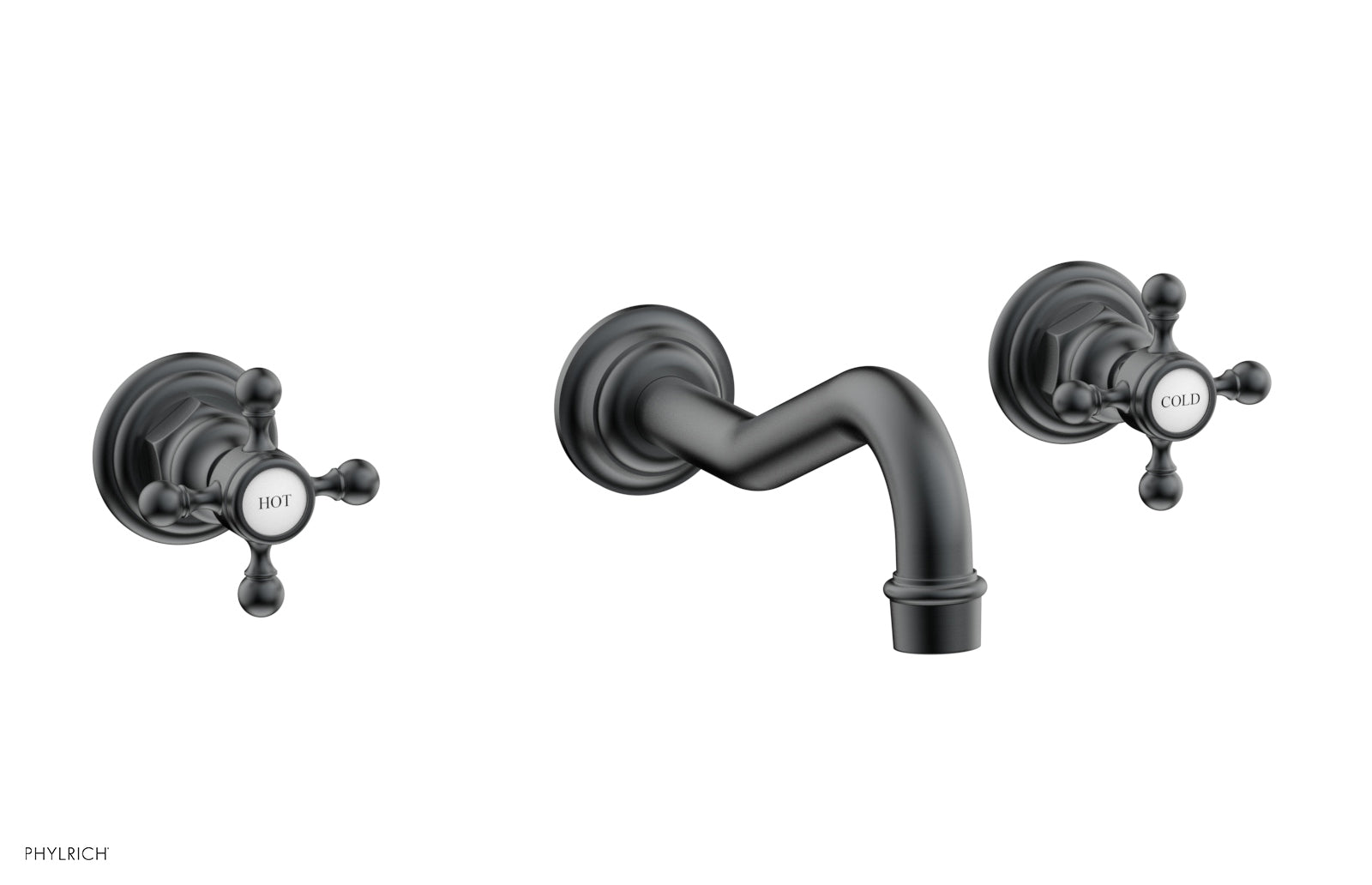 HENRI Wall Tub Set - Cross Handle 161-56