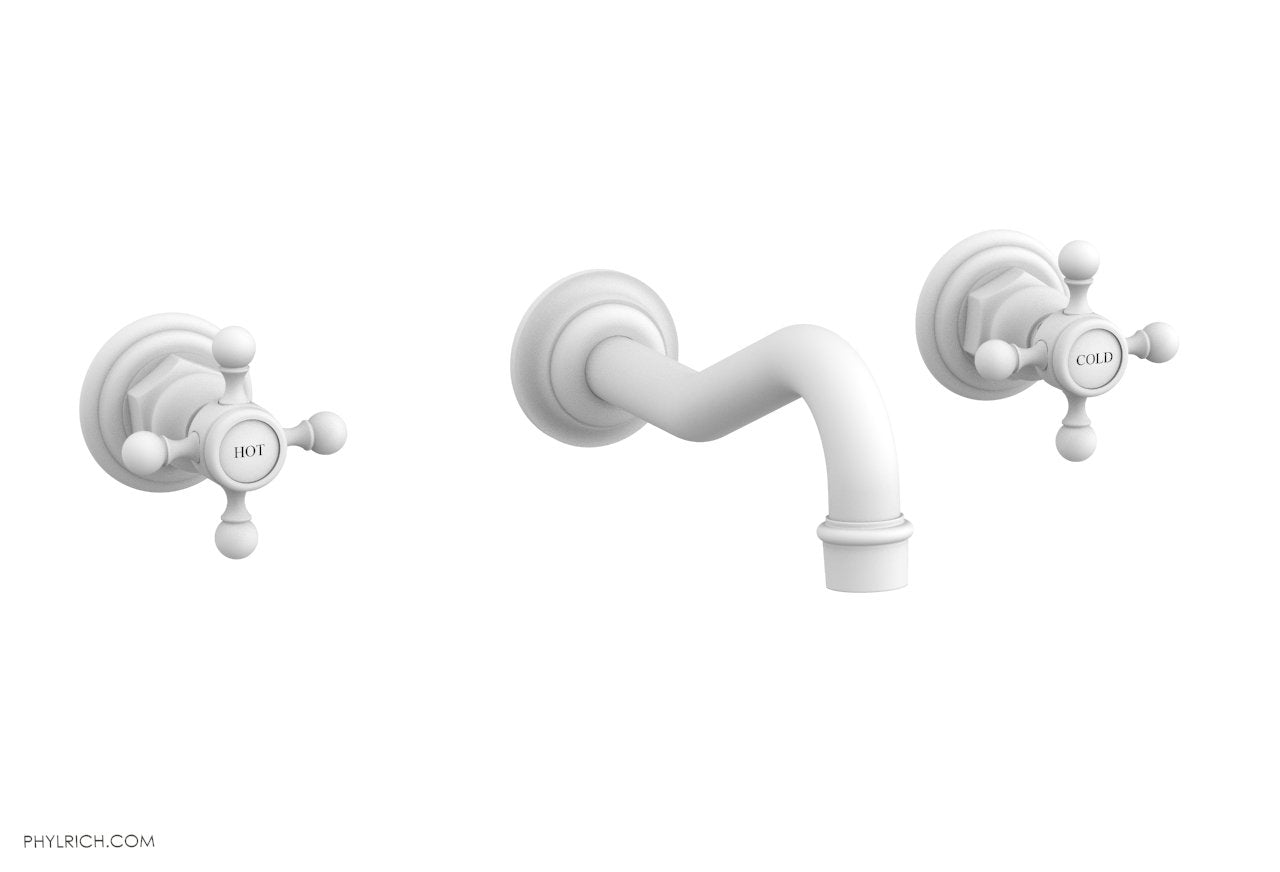 HENRI Wall Lavatory Set With Cross Handles 161-11