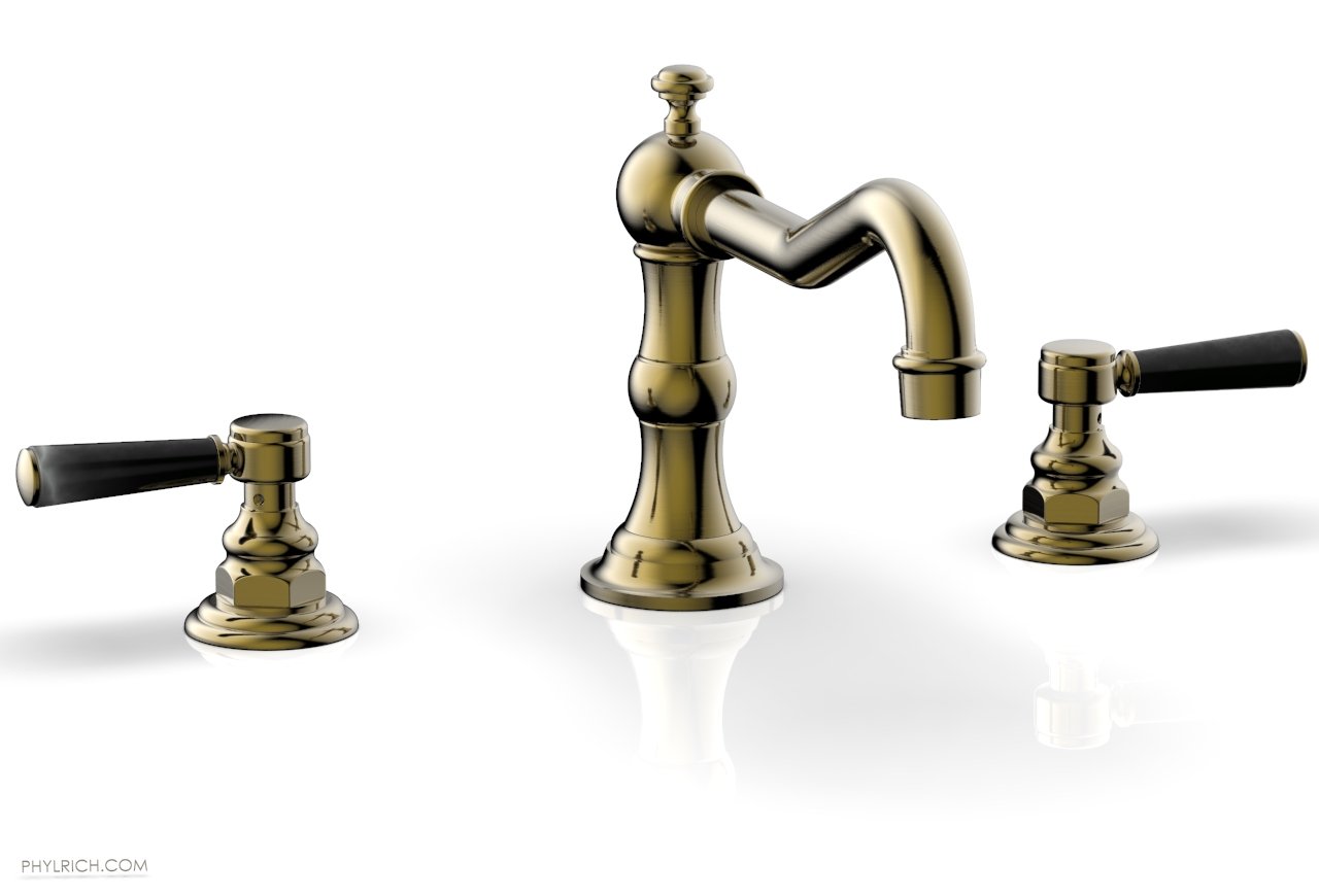 HENRI Deck Tub Set - Marble Lever Handles - 161-42