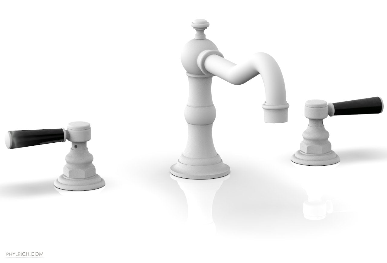 HENRI Deck Tub Set - Marble Lever Handles - 161-42