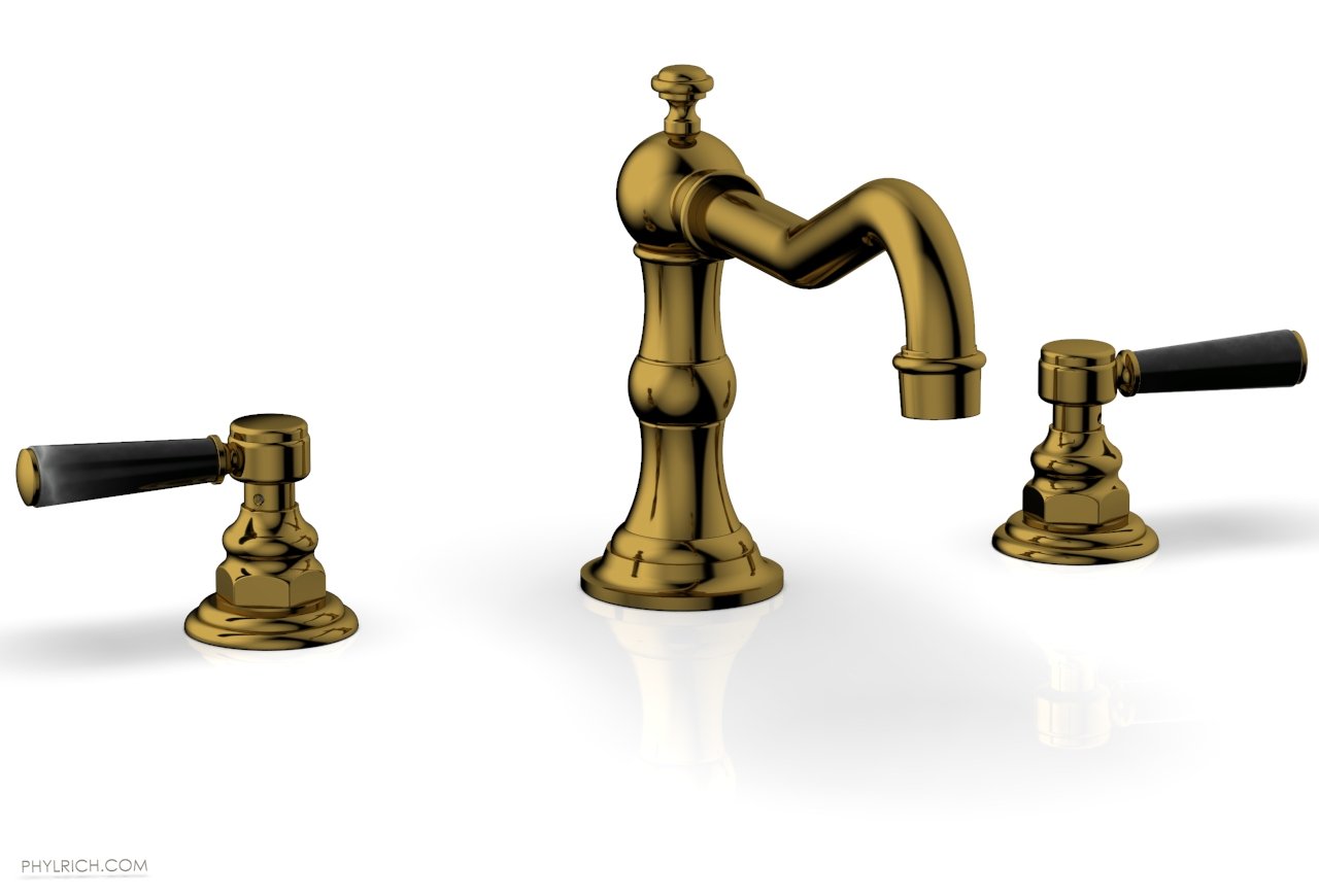 HENRI Deck Tub Set - Marble Lever Handles - 161-42