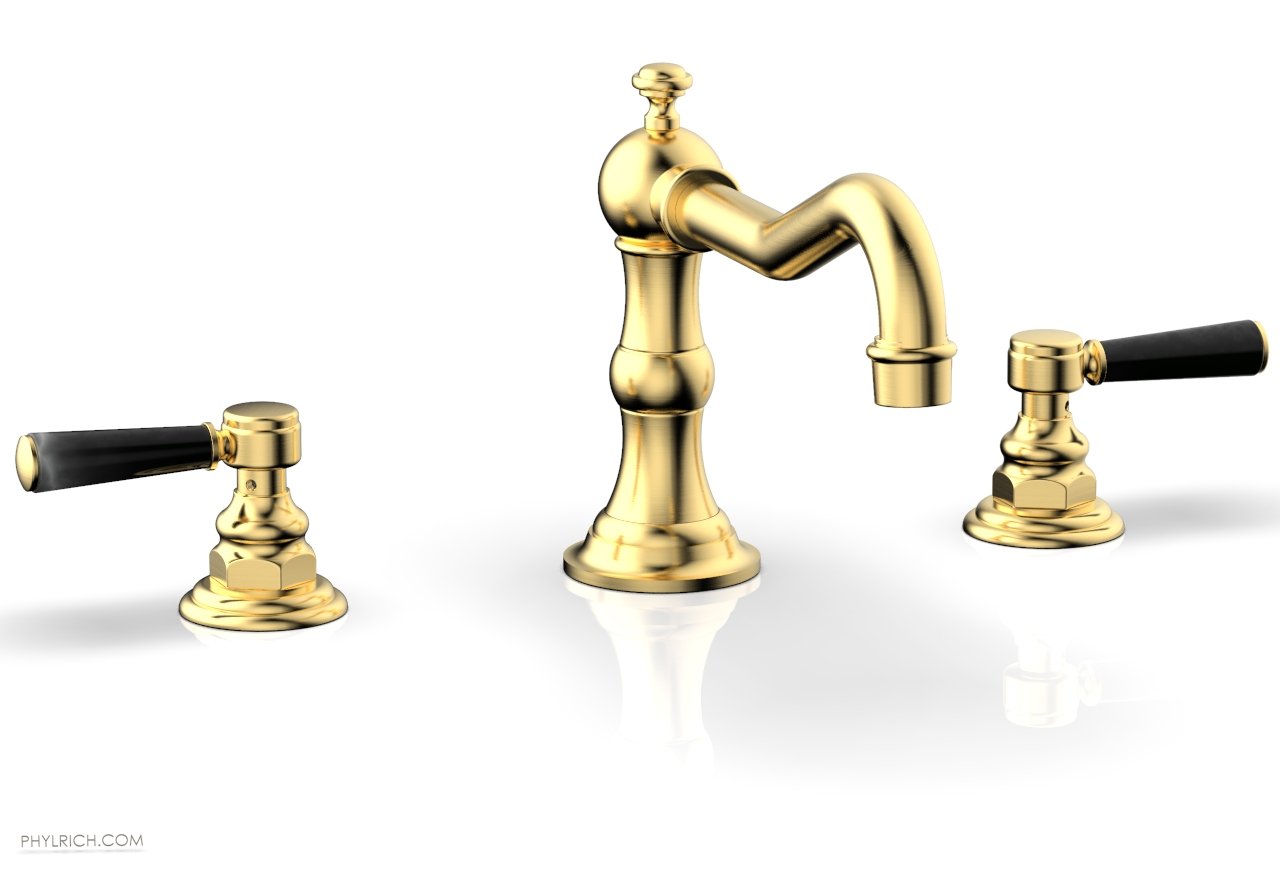 HENRI Deck Tub Set - Marble Lever Handles - 161-42