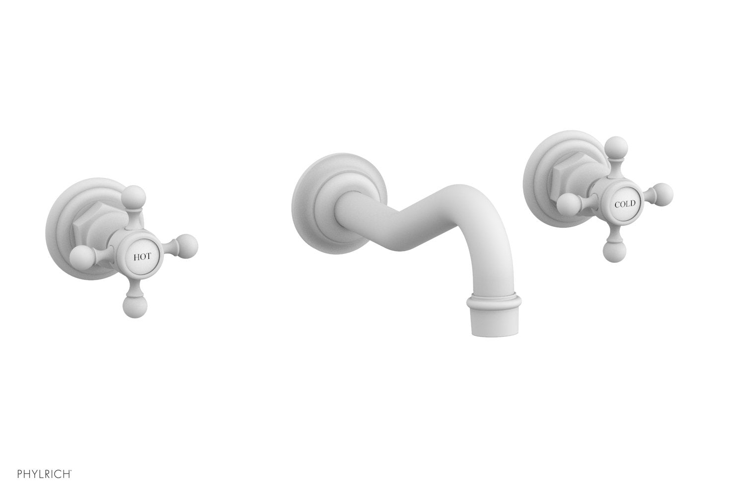 HENRI Wall Tub Set - Cross Handle 161-56