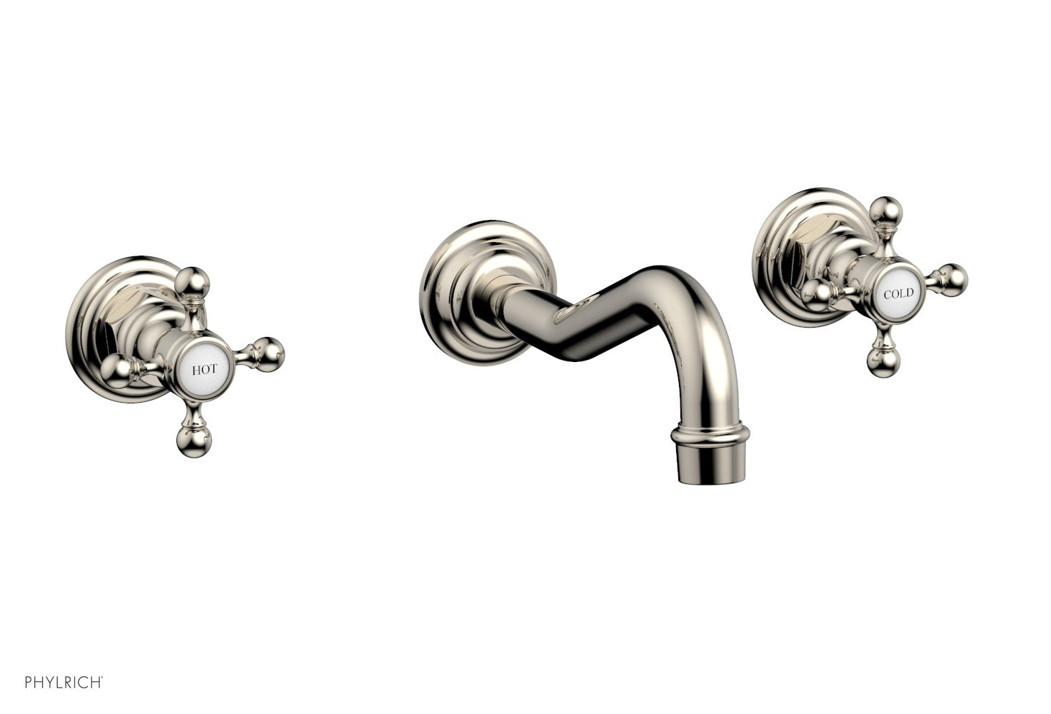 HENRI Wall Tub Set - Cross Handle 161-56