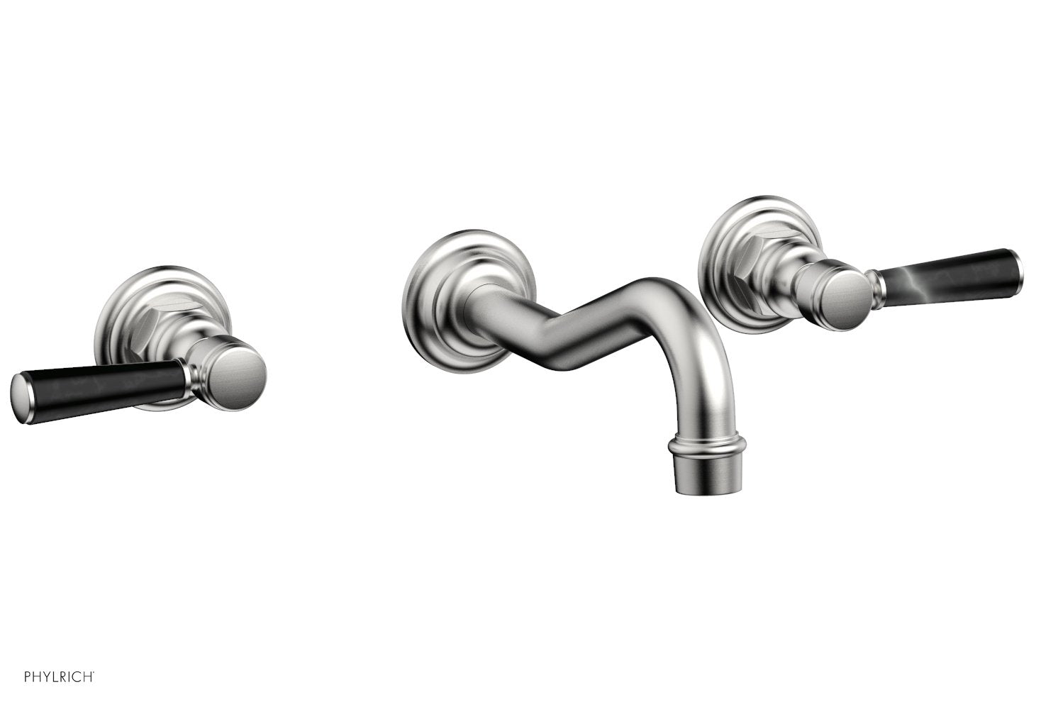 HENRI Wall Tub Set - Marble Lever Handles 161-58