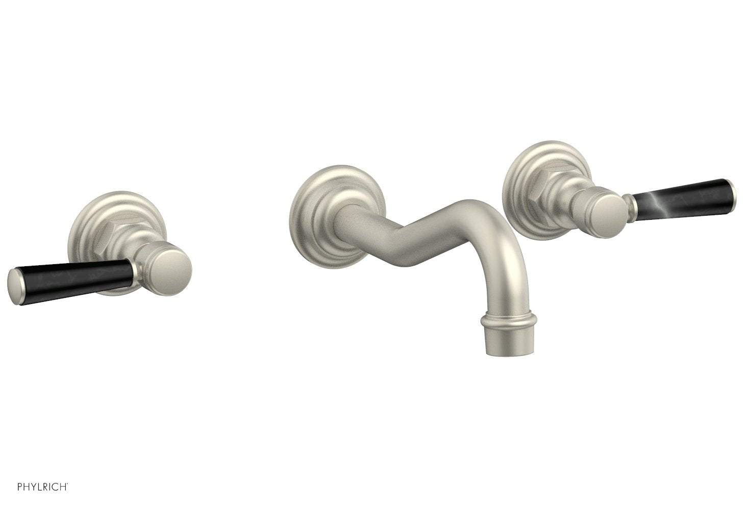HENRI Wall Tub Set - Marble Lever Handles 161-58