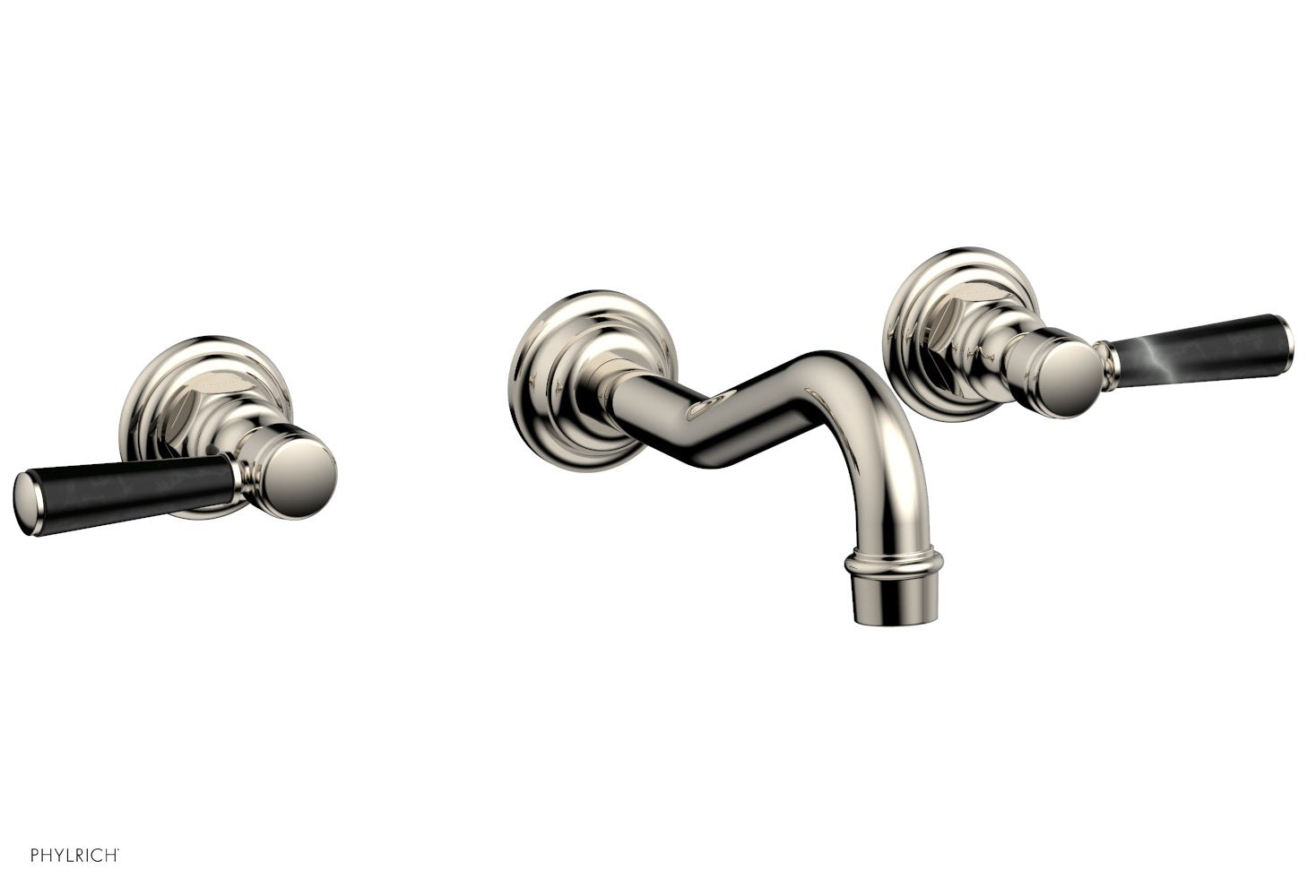 HENRI Wall Tub Set - Marble Lever Handles 161-58