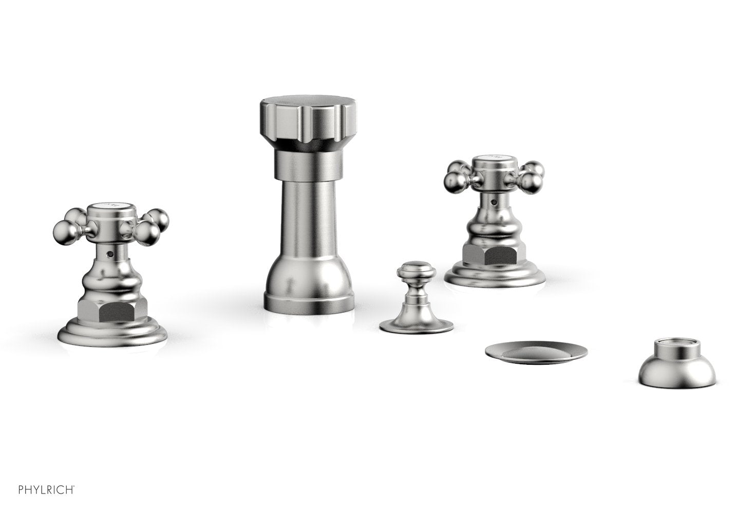 HENRI Four Hole Bidet Set - Cross Handles 161-60