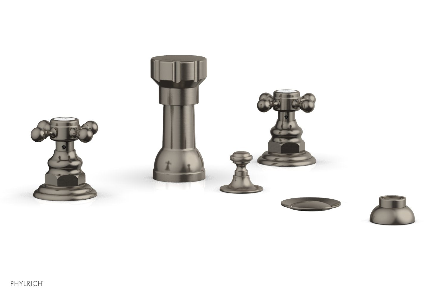 HENRI Four Hole Bidet Set - Cross Handles 161-60