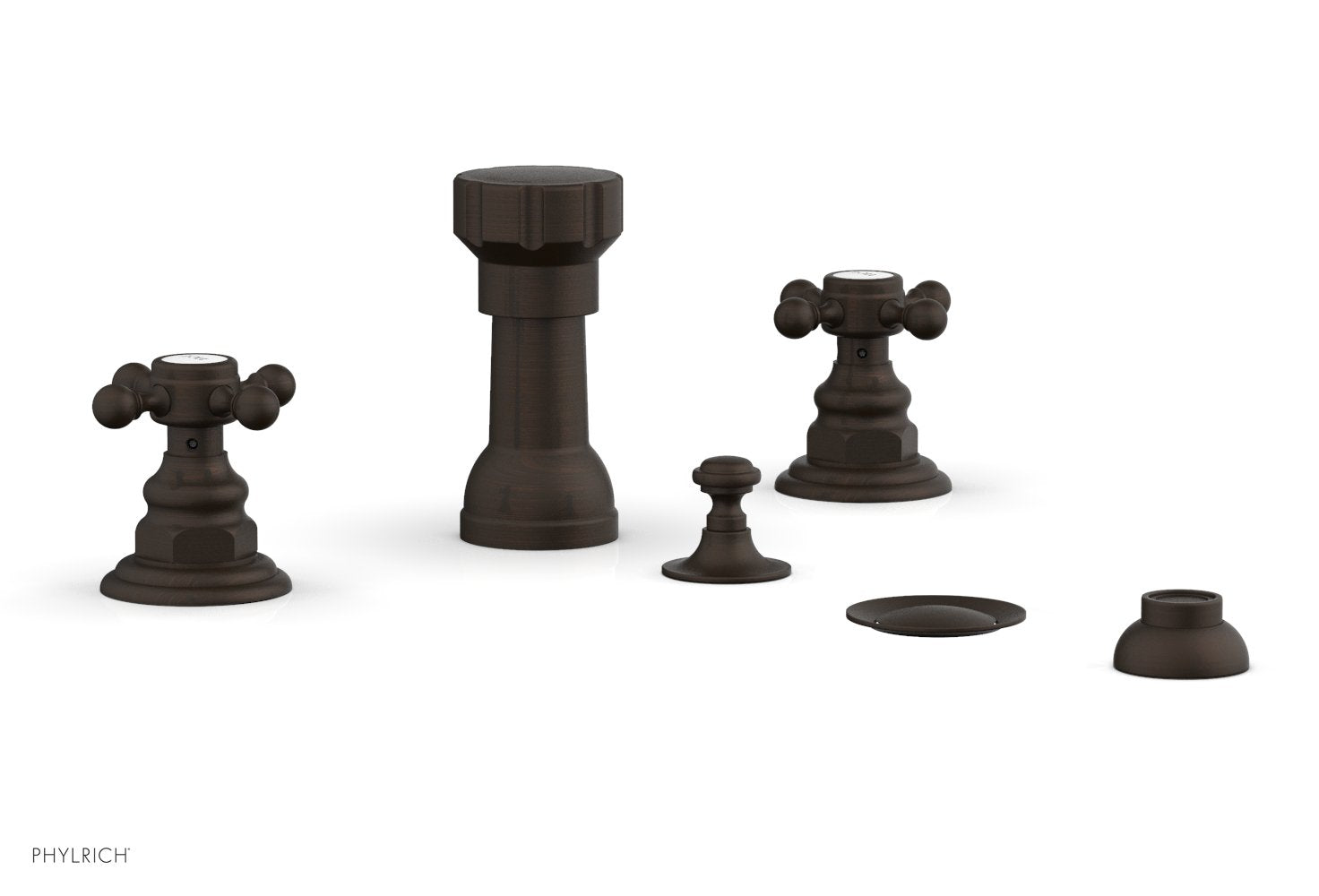 HENRI Four Hole Bidet Set - Cross Handles 161-60