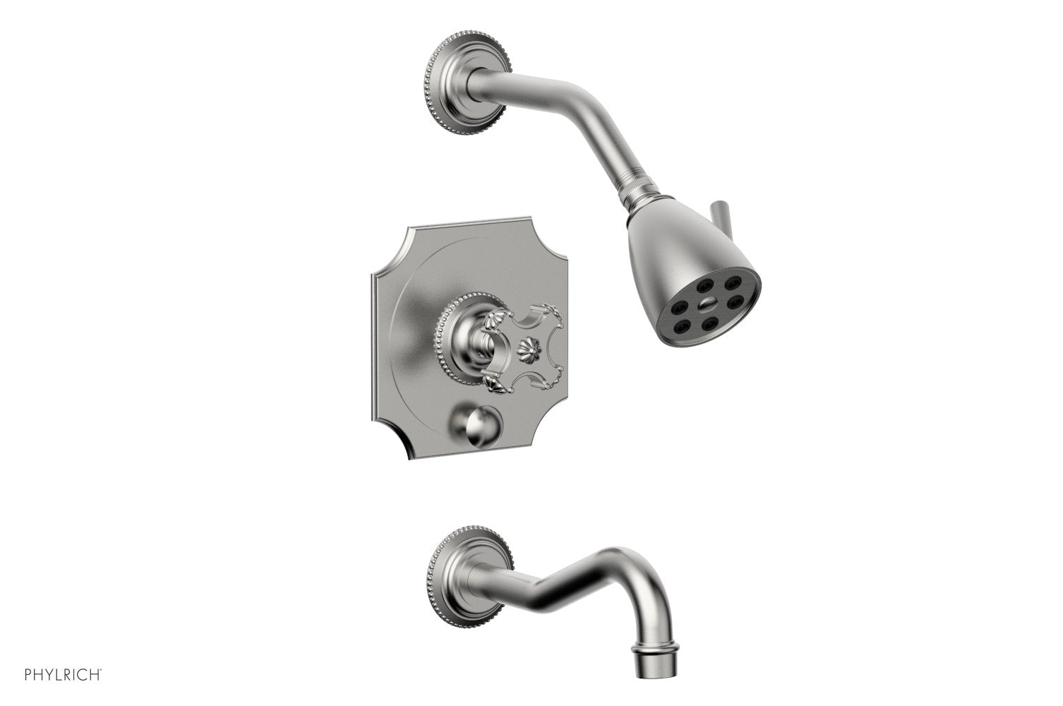 MARVELLE Pressure Balance Tub and Shower Set - Cross Handle 162-26