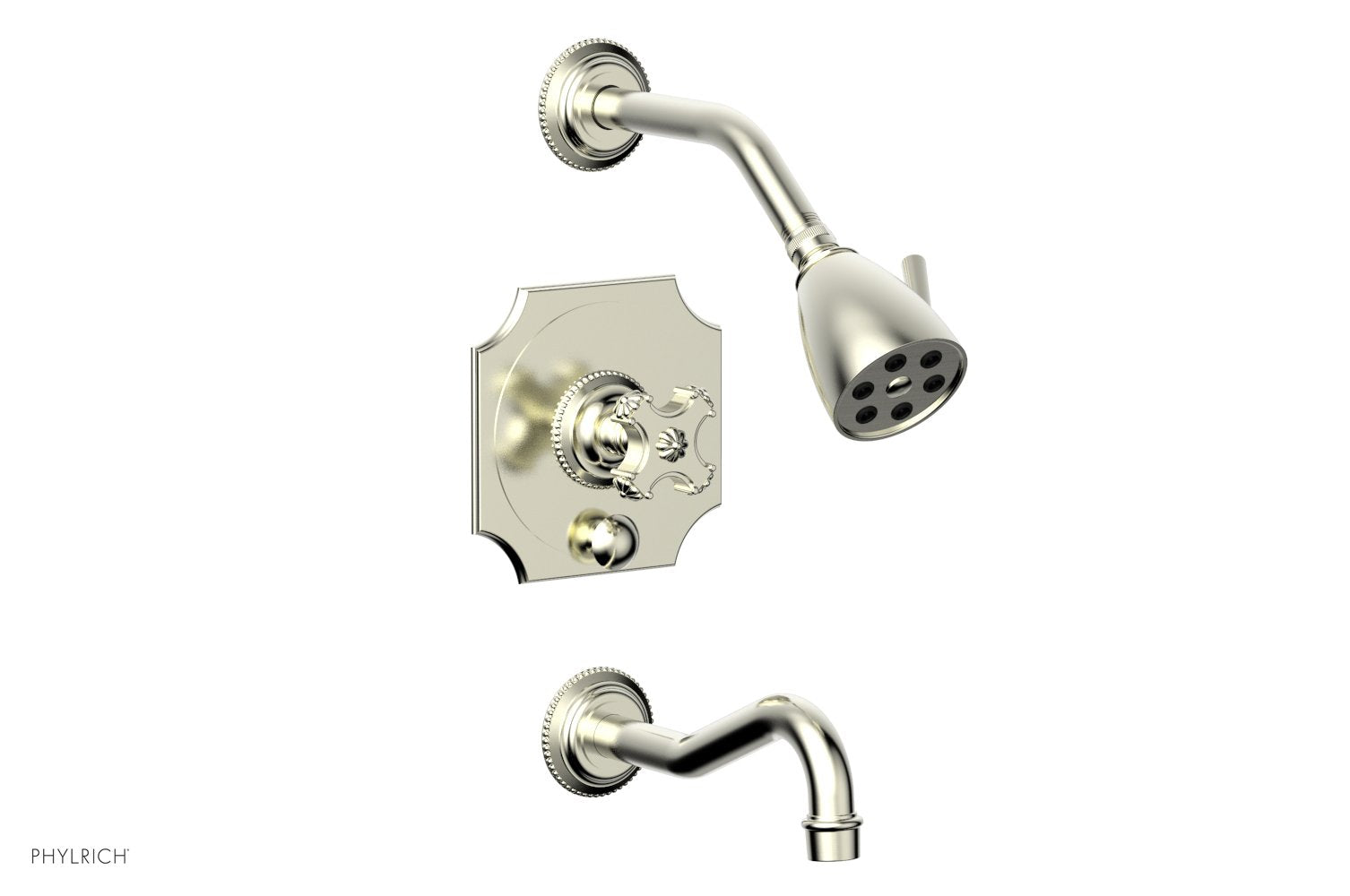 MARVELLE Pressure Balance Tub and Shower Set - Cross Handle 162-26