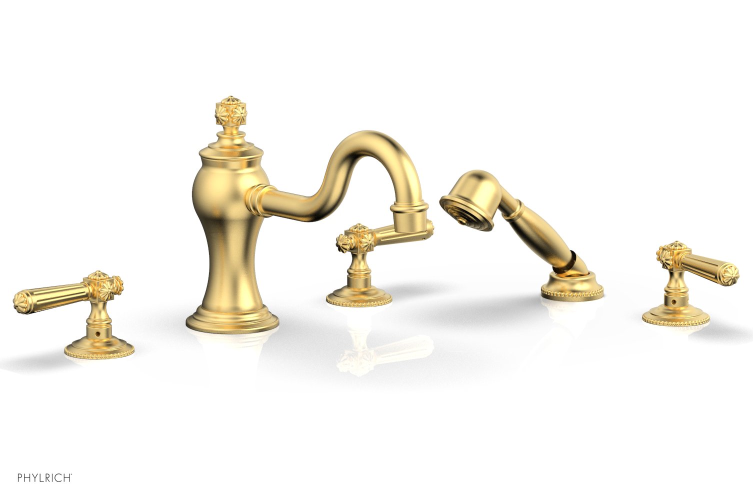 MARVELLE Deck Tub Set with Hand Shower - Lever Handles 162-49