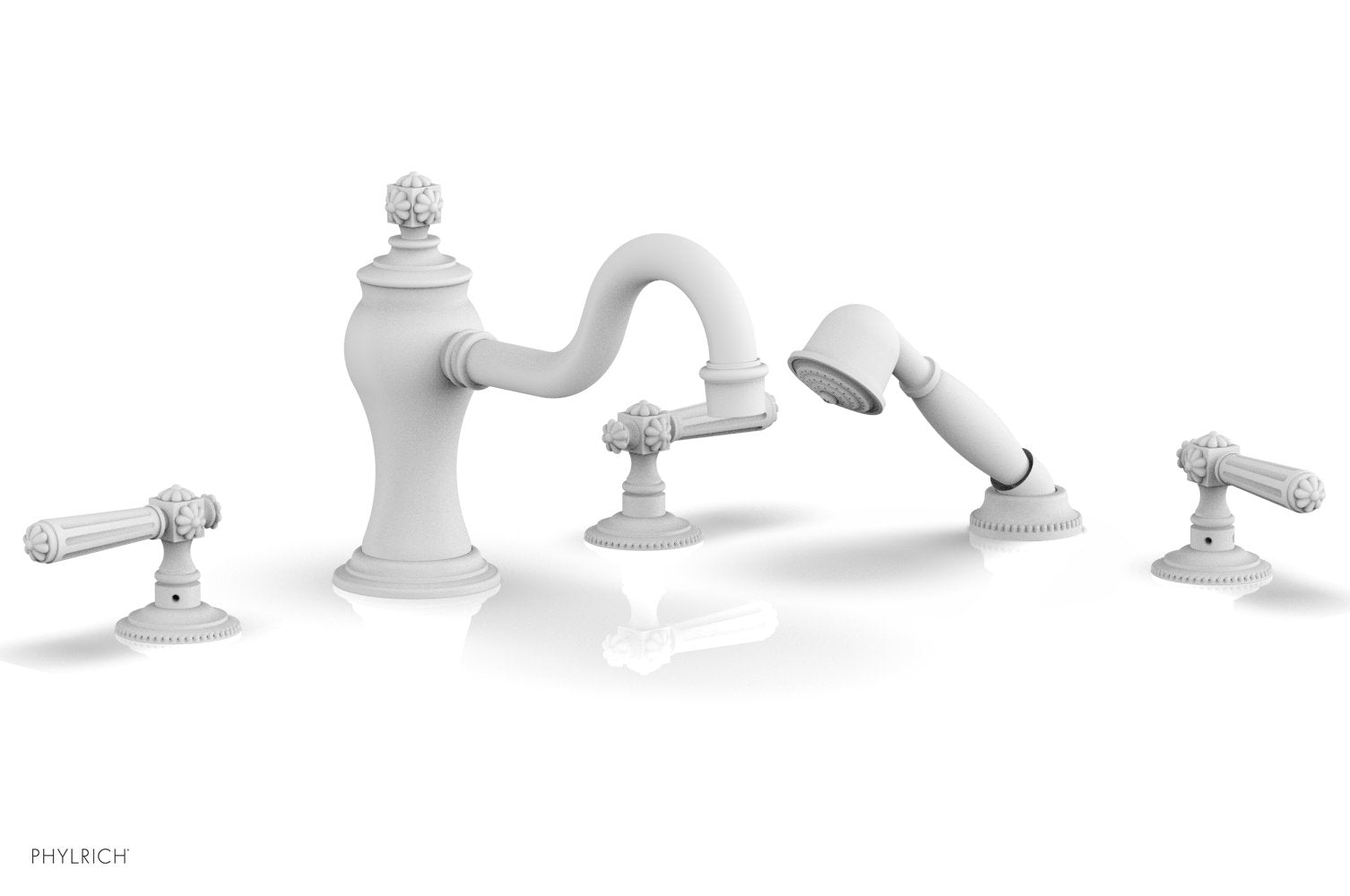 MARVELLE Deck Tub Set with Hand Shower - Lever Handles 162-49