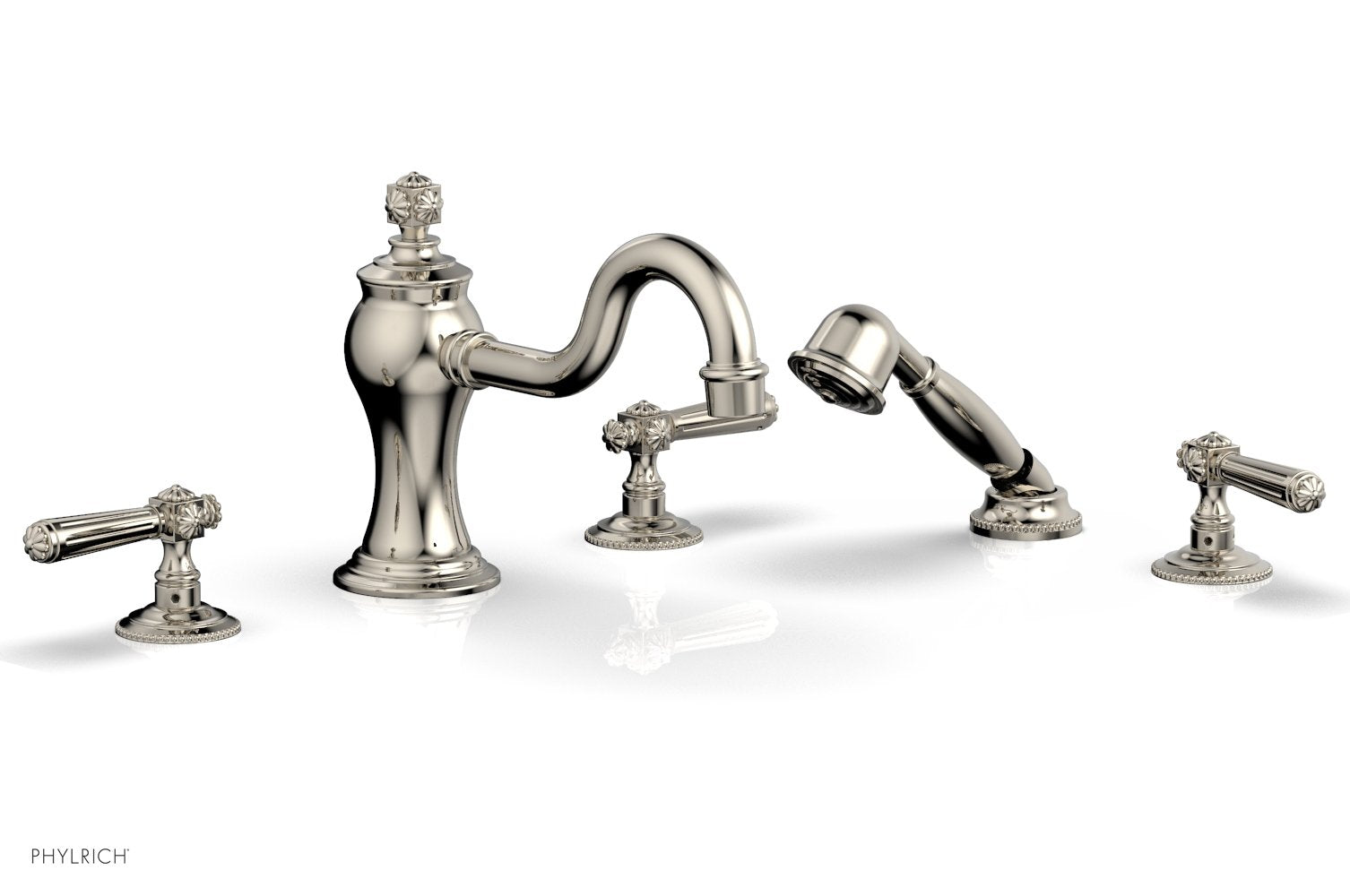 MARVELLE Deck Tub Set with Hand Shower - Lever Handles 162-49