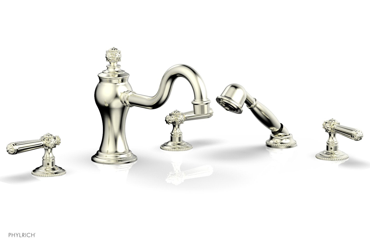 MARVELLE Deck Tub Set with Hand Shower - Lever Handles 162-49