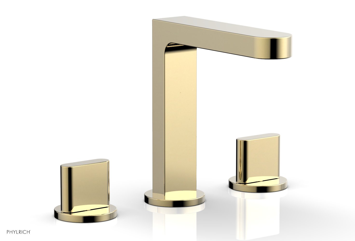 ROND Widespread Faucet - Blade Handles High Spout 183-01